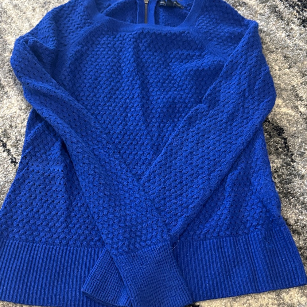 American Eagle Outfitters Royal Blue Crew Neck Sweater